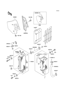 KX500 Радиатор