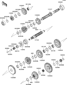 ZG1400 Трансмиссия