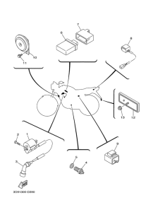 YBR125ESD Электрика 2