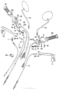 CL125 Switch + cables (2)