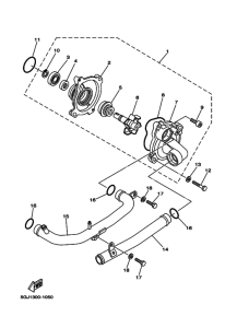 XP500 Водяная помпа