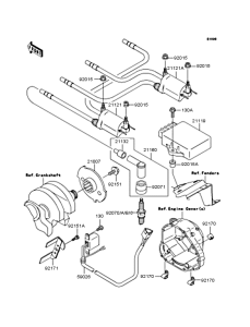 ZR750 Катушка зажигания