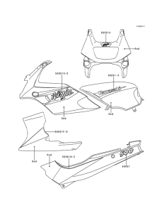 EX500 Наклейки