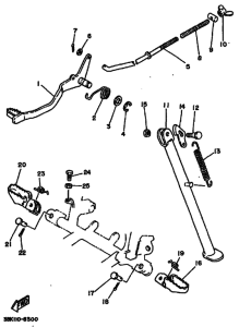 DT50LC DT50B Support & repose pied
