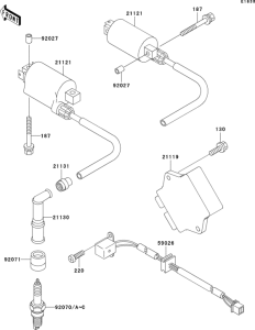 EX500 Система зажигания