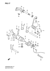 DR200 Переключение передач