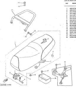 CW50 Selle. porte -bagages