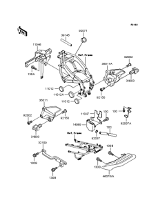 ZX400 Короб для АКБ
