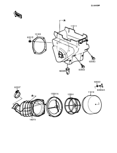 KX125 Воздушный фильтр