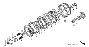 CRM125R Бендикс