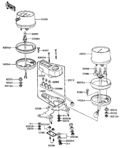 KZ440 Спидометр