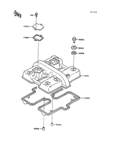 EX400 Крышка головки цилиндров