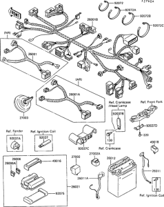 ZX500 Electrical equipment(zx500b-000651-
