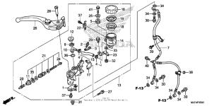  Передний тормозной цилиндр