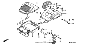VF750C Воздушный фильтр