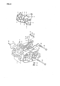 JR50 Картер двигателя