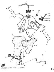 TT600E Топливный бак