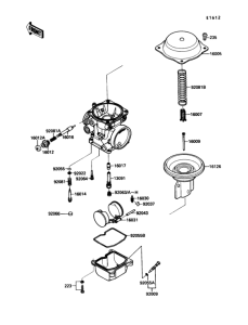 ZX750 Carburetor parts(1 / 2)