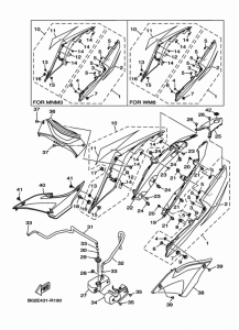 YZF-R3 Боковые обтекатели