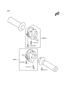 SC250 ハンドルスイッチ