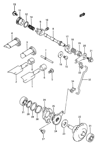 RM80 Клапан выхлопа