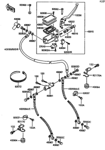 ZG1000 Передний тормозной цилиндр