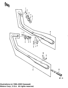 KZ400 Глушитель