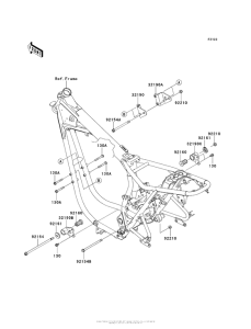 EJ800 Крепление двигателя