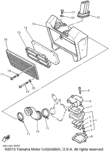 PW80G Впускная система