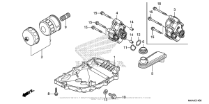 NC700X (DCT) Oil Pan + Oil Pump