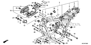 CB1100 (ABS) Рама