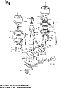 KE250 Meters / ignition switch