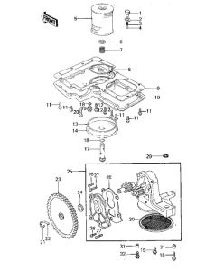  Oil pump / oil filter / oil pan