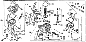 CM400 Карбюратор