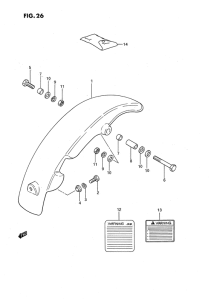 JR50 Заднее крыло