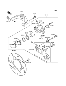  Задний тормоз
