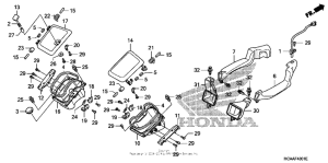 GL1800 (ABS) Air duct (gl1800'06-)
