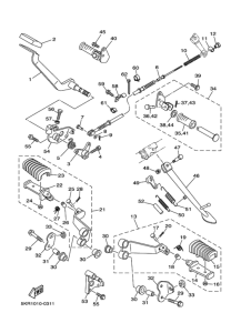 XVS250 ｽﾀﾝﾄﾞ. ﾌｰﾄﾚｽﾄ