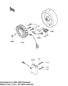 KZ1000 Generator / regulator
