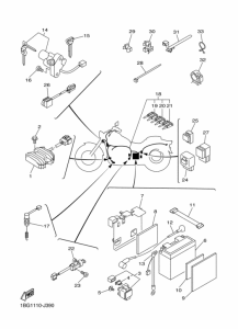 XVS650A Equipo electrico