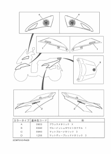 MW125A エンブレム & ラベル 1