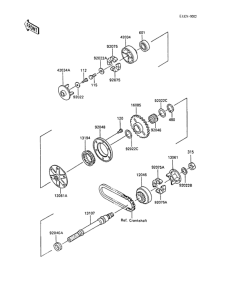 ZL1000 Generator shaft