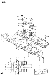GS1100 Крышка головки цилиндров