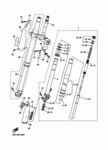 WR250X Передняя вилка