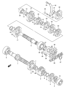DR350 Трансмиссия