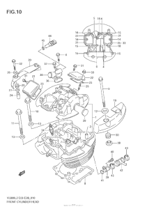 VZ800 Front Cylinder Head (Vl800T  E33)