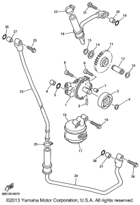 YZ400FL Масляный насос