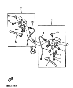 CW50 Interruptor  manillar&palanc