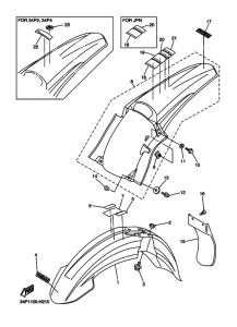 YZ250F ﾌｴﾝﾀﾞ