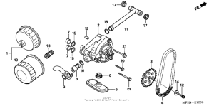 VT600C Масляный насос
